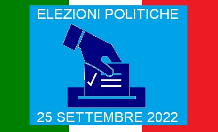 ELEZIONI POLITICHE 25 SETTEMBRE 2022: MANIFESTI LISTE DEI CANDIDATI